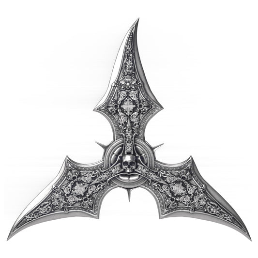 2026 Liberia Ninja Shuriken 2 oz Silver Coin (06/26)