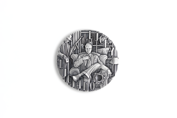 2026 Niue The Gangsters - Lucky Luciano 1 Kilo Silver Coin