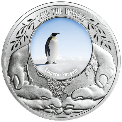 2026 Cameroon Save the World - Emperor Penguin 17.5g Silver Coin (07/31)