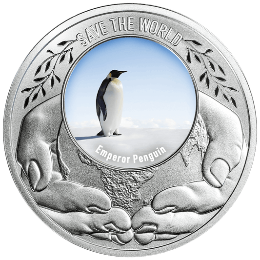 2026 Cameroon Save the World - Emperor Penguin 17.5g Silver Coin (07/31)
