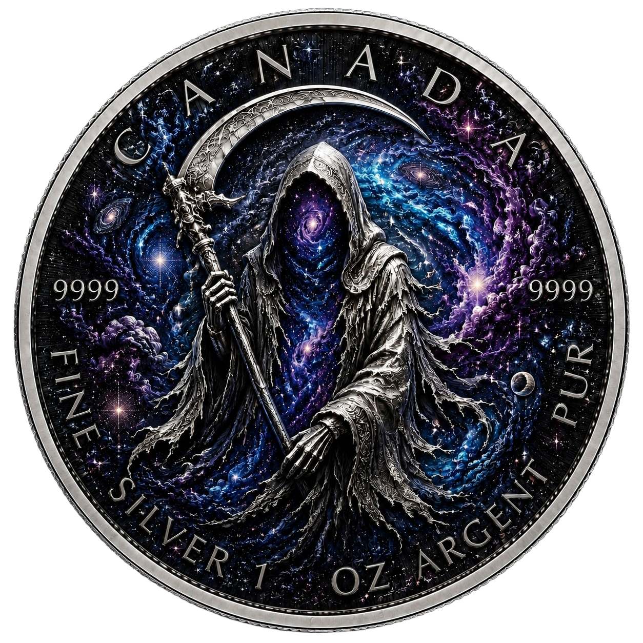 2026 Canada Maple Leaf Cosmic Reaper Edition 1 oz Silver Coin (07/31)