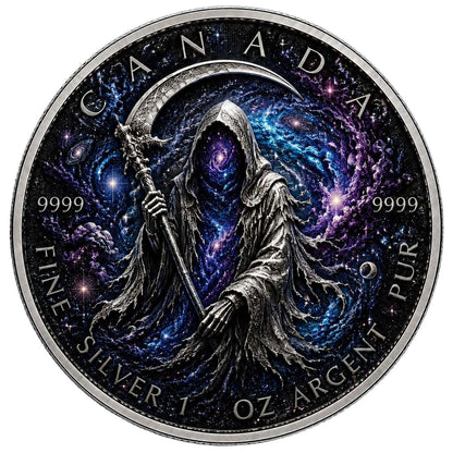 2026 Canada Maple Leaf Cosmic Reaper Edition 1 oz Silver Coin (07/31)