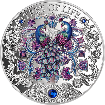 2026 Ghana Winter Tree of Life 1 oz Silver Coin