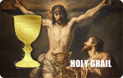 Holy Grail Shaped 1/1000 oz Gold Medal in Card (07/01)
