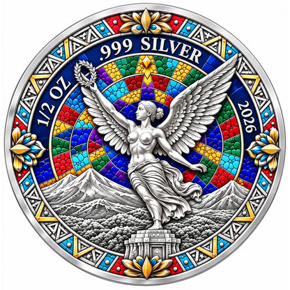 2026 Liberad Kaleidoscope Colorized 1/2 oz Silver Medal