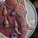 2026 Cameroon Patterns of the World - Indian Elephant 2 oz Silver Coin