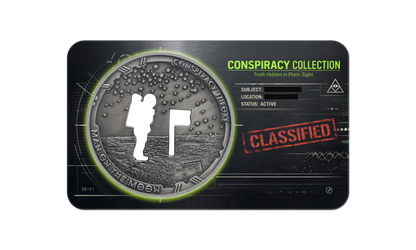 2022 Samoa Conspiracy Collection - Moon Landing Cut-Out CN Coin in Card
