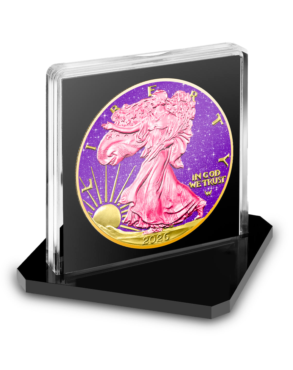 2026 U.S. Eagle Royal Amethyst Edition 1 oz Silver Coin (06/29)