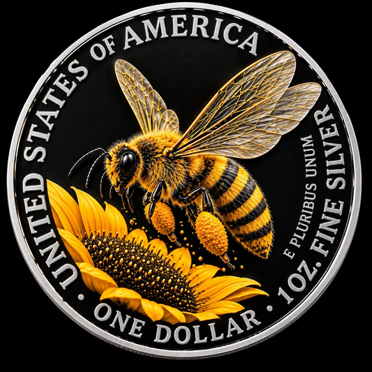 2026 U.S. Eagle Liberty Bee Edition 1 oz Silver Coin