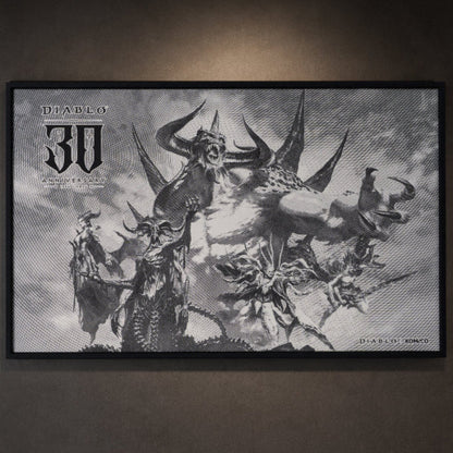 2026 KOMSCO Diablo 30th Anniversary Intaglio Print - Black & White Edition