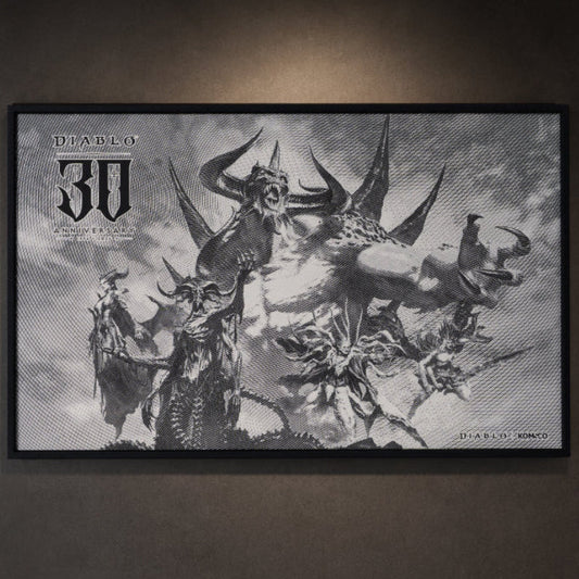 2026 KOMSCO Diablo 30th Anniversary Intaglio Print - Black & White Edition