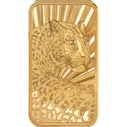 2026 Cook Islands Barre de Luxe - Leopard 0.5g Gold Coin - Capsule & COA