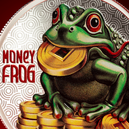 2026 Samoa Lucky Coin - Money Frog 1/2 oz Silver Coin