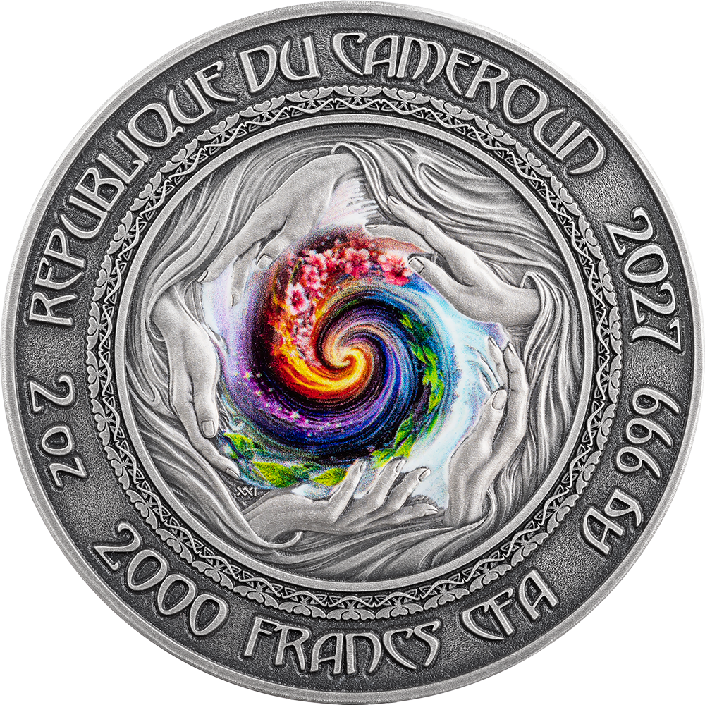 2027 Cameroon Nature Spirits - Sylphid 2 oz Silver Coin
