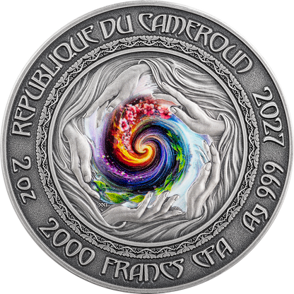 2027 Cameroon Nature Spirits - Sylphid 2 oz Silver Coin