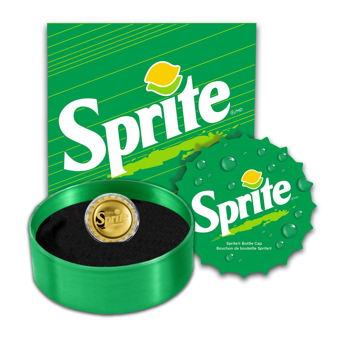 Estimate: 2026 PAMP Sprite Bottle Cap Shaped 1.2g Gold Coin