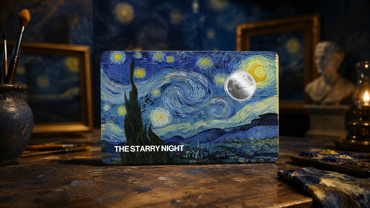 2026 Starry Night 1g Silver Round in Card