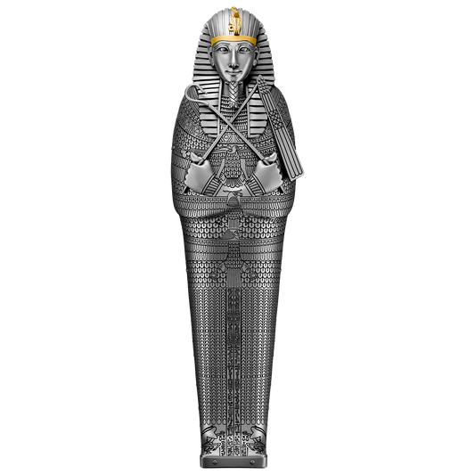 2027 Niue The Silver Coffin of King Psusennes I 5 oz Silver Coin