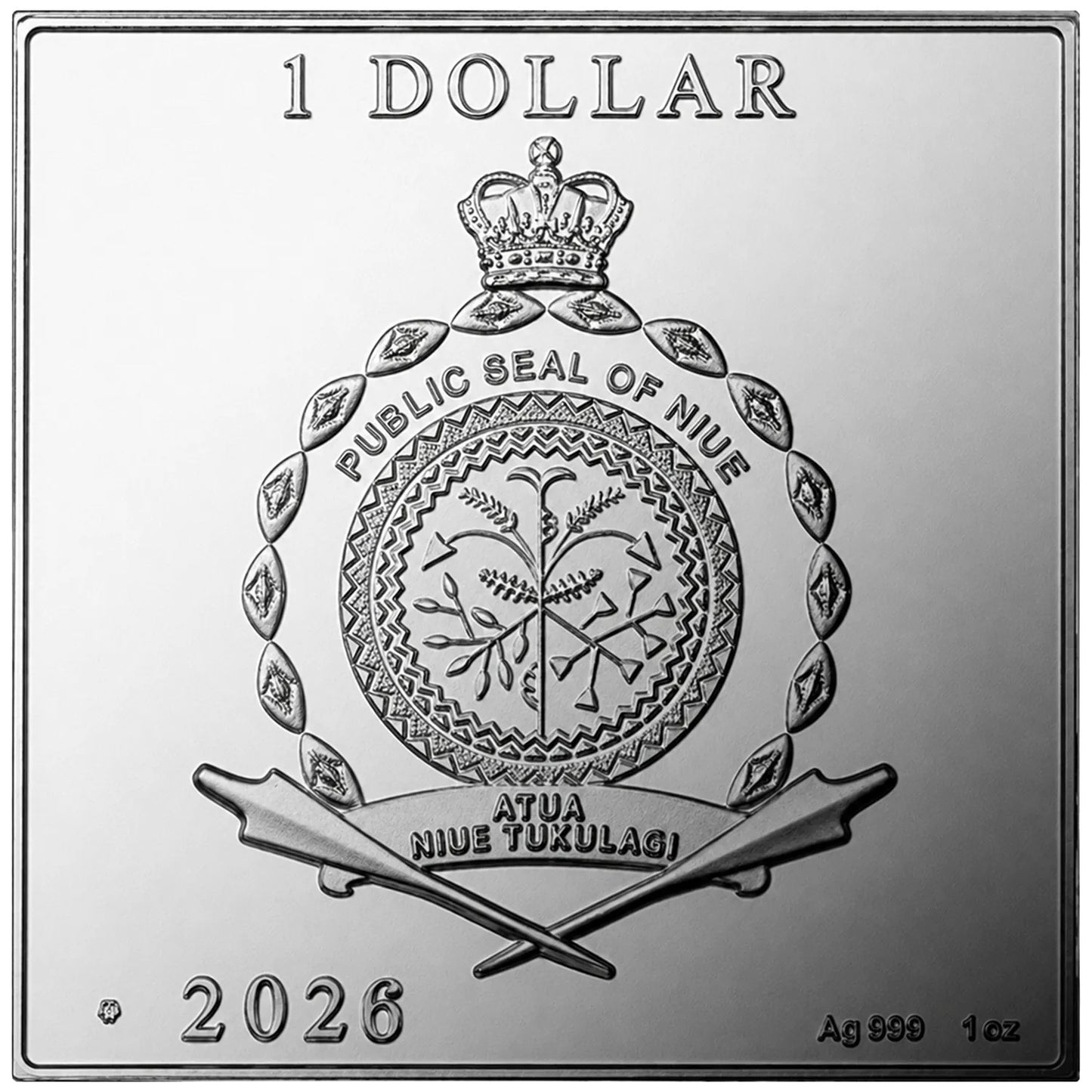2026 Niue Treasures of World Painting - Tahitian Woman 1 oz Silver Coin