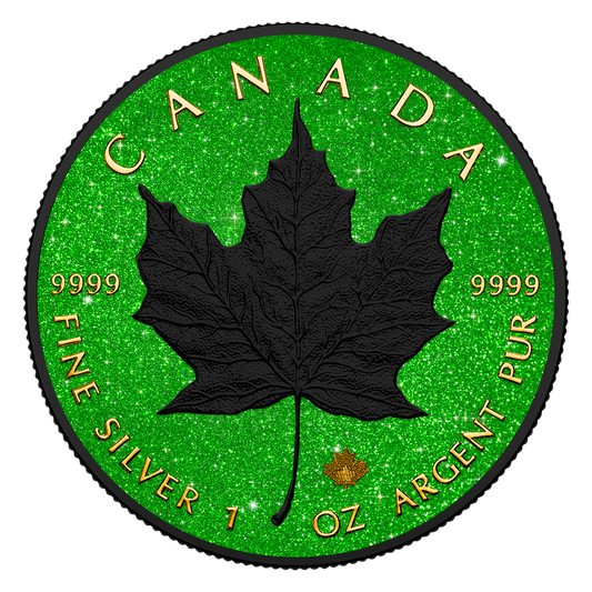 2026 Canada Maple Leaf Green Monster Edition 1 oz Silver Coin (07/17)