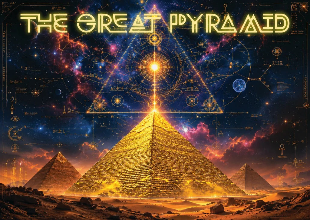 2026 Great Pyramid Shaped 1/4g Gold Bar in Card
