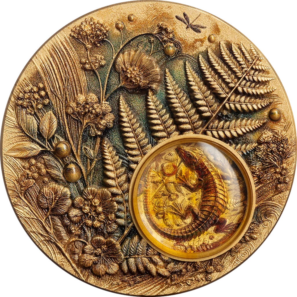 2026 Samoa Amber Mirage Lizard 2 oz Silver Coin