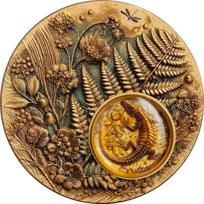 2026 Samoa Amber Mirage Lizard 2 oz Silver Coin