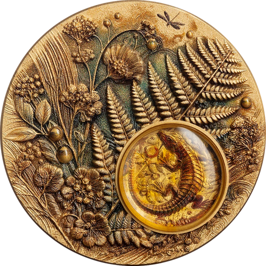 2026 Samoa Amber Mirage Lizard 2 oz Silver Coin