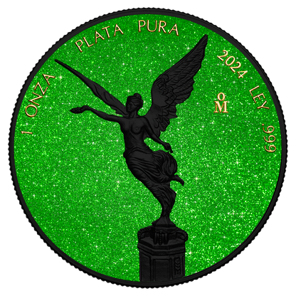2024 Mexico Libertad Green Monster Edition 1 oz Silver Coin (07/17)