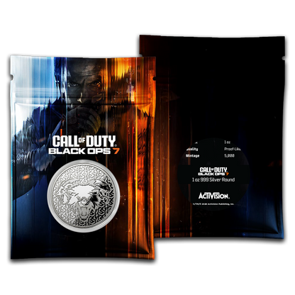Estimate: PAMP Call of Duty Black Ops 7 1 oz Silver Round