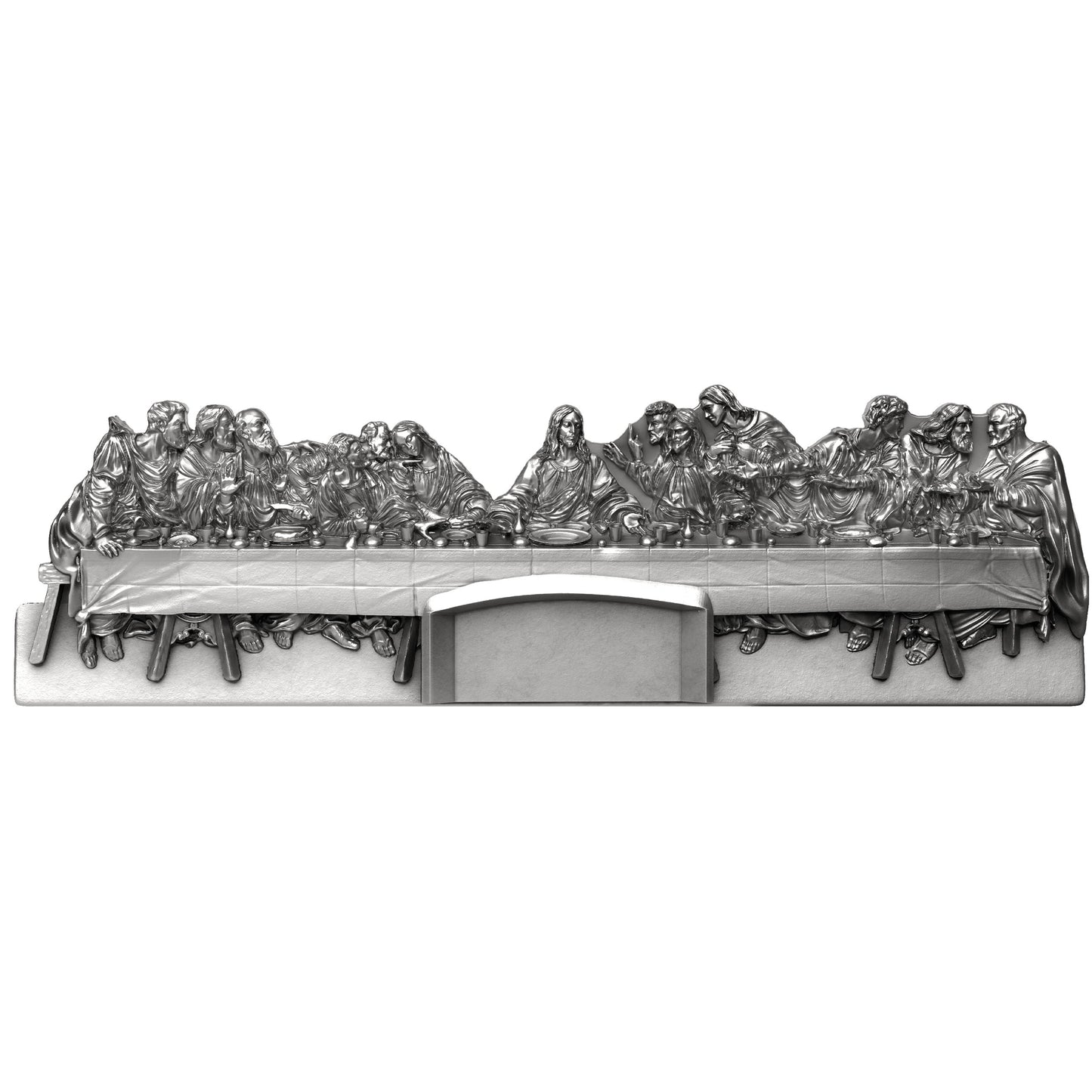 2025 Niue The Last Supper Antiqued 2 oz Silver Coin (07/07)