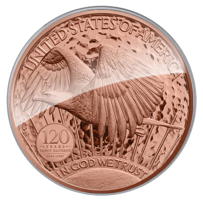 2027 Sioux Nation St. Gauden's Double Eagle 120th Ann. 5 oz Copper Coin - Capsule