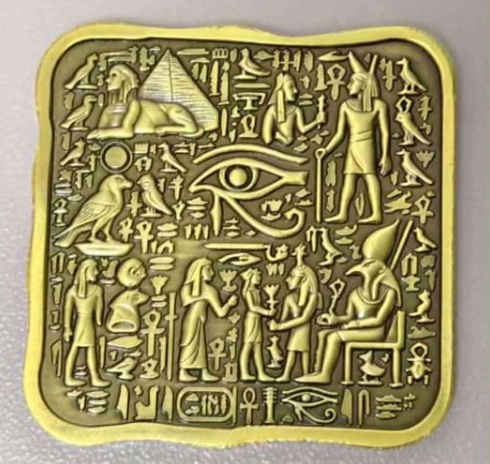 Ancient Egypt Sphinx & Eye of Ra 3 x 1 oz Copper Medal Set (07/03)