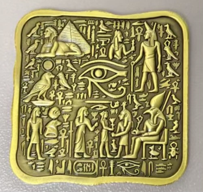Ancient Egypt Sphinx & Eye of Ra 3 x 1 oz Copper Medal Set (07/03)