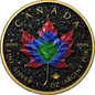 2026 Canada Maple Leaf Imperial Spectrum Edition 1 oz Silver Coin (07/23)