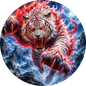 Crimson Claw Colorized 1/2 oz Silver Round by Hayleybug Mint (07/17)