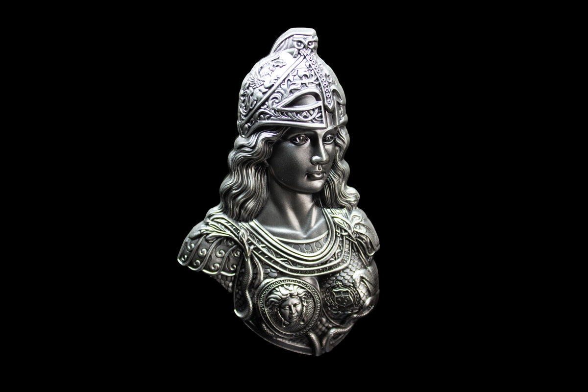 Estimate: 2026 Samoa Athena Shaped Stacker 2 oz Silver in Capsule Only