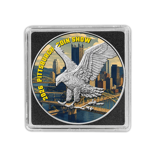 2026 U.S. Eagle Pittsburgh Coin Show Edition 1 oz Silver Coin