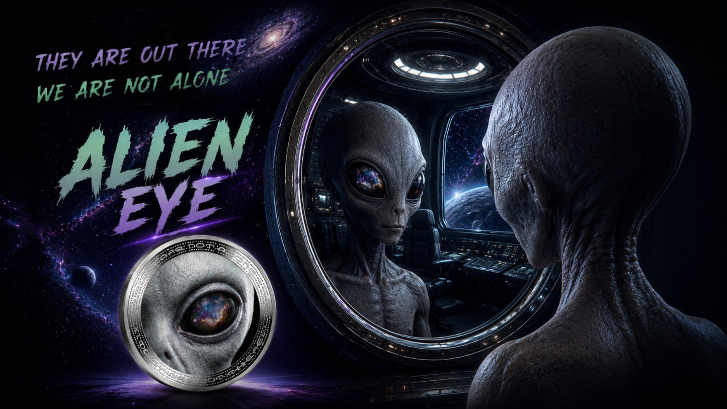 2026 Cameroon Alien Eye 1 oz Silver Coin (07/03)