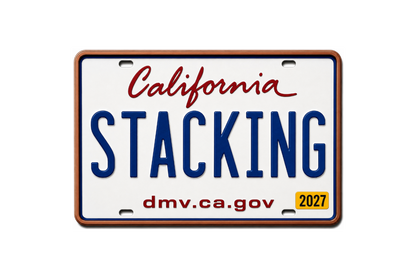 2027 Stacking Across America License Plate MICHIGAN Colorized 1 oz Copper Bar (Series 2)