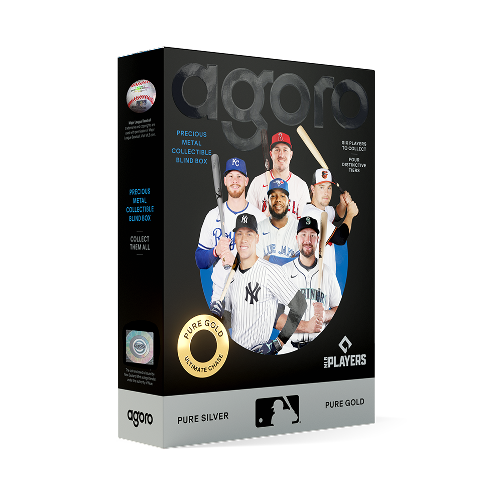 In Stock! 2026 Agoro Niue MLB American League Blind Box 1/2 oz Silver Coin