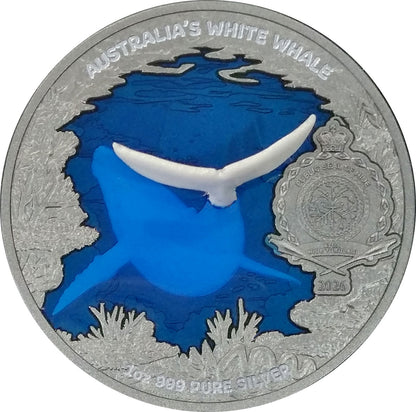 2026 Niue Migaloo - Australia's White Whale 3D 1 oz Silver Coin