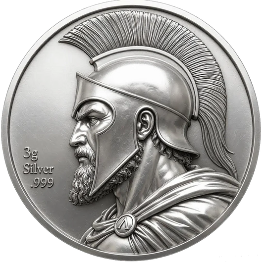 2026 King Leonidas - Molon Labe 3g Silver Medal