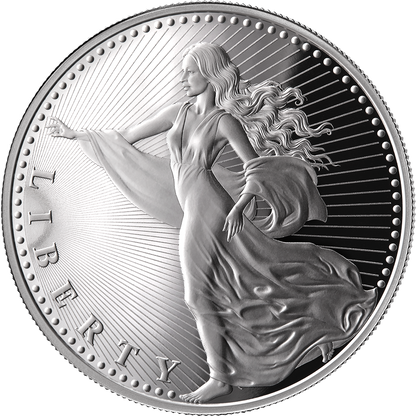 2026 United Crypto States Liberty 1/2 oz Silver Coin