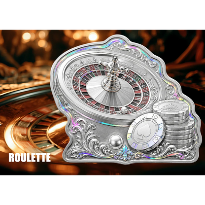 2026 Roulette Shaped 10g Silver in Card