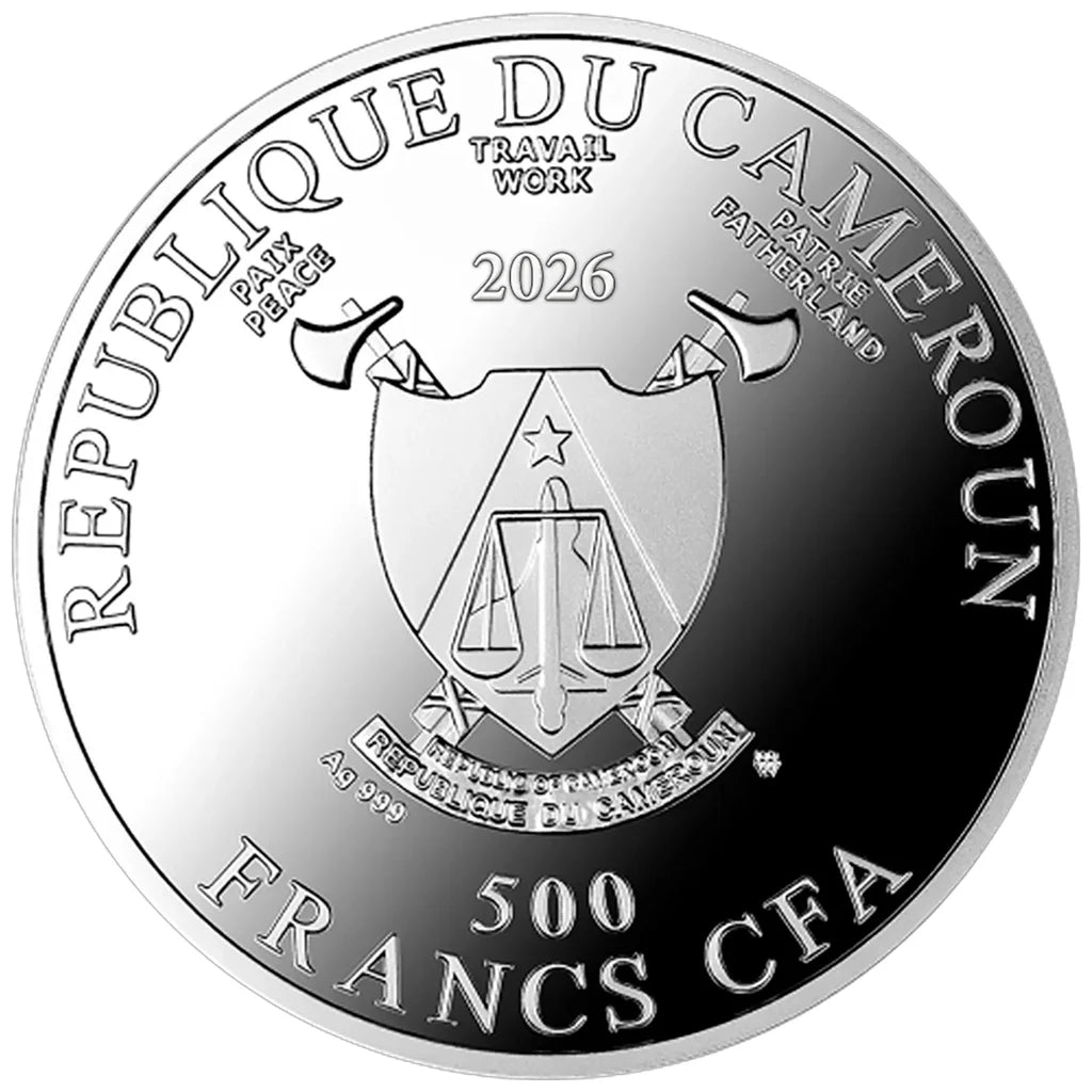 2026 Cameroon Archangel Gabriel 17.5g Silver Coin