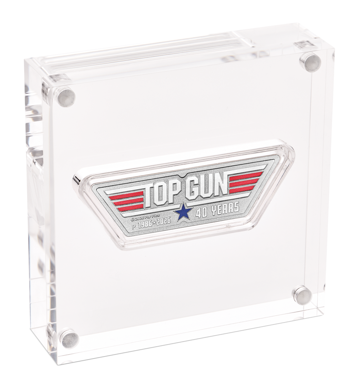 In Stock! 2026 Tuvalu Top Gun 40th Ann. Shaped 1 oz Silver Coin