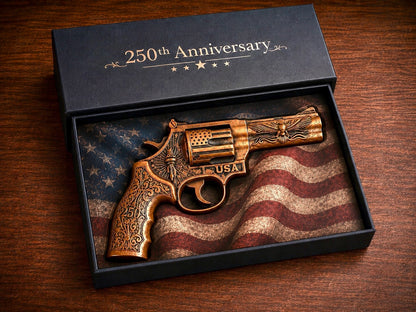250th Anniversary 3D Revolver 2.5 oz Copper Medal (05/29)