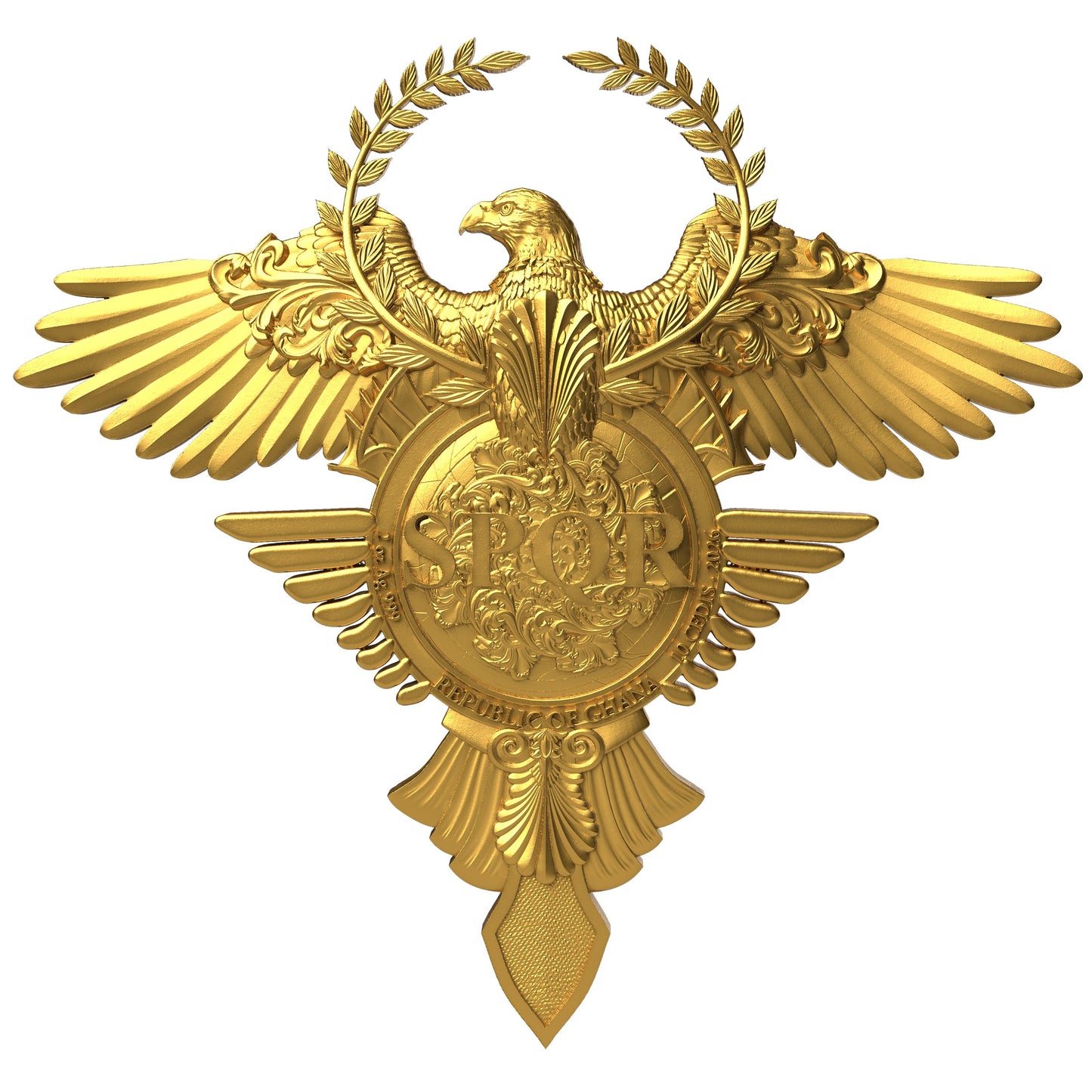 2026 Ghana SPQR 2 oz .999 Silver Coin Blind Box (4/22)