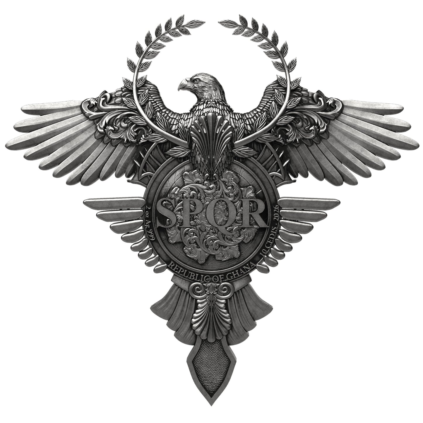 2026 Ghana SPQR 2 oz .999 Silver Coin Blind Box (4/22)